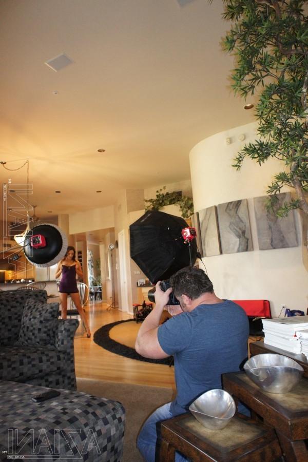15P Some behind the scenes footage of sweet, sassy and sexy busty brunette, Danni Co