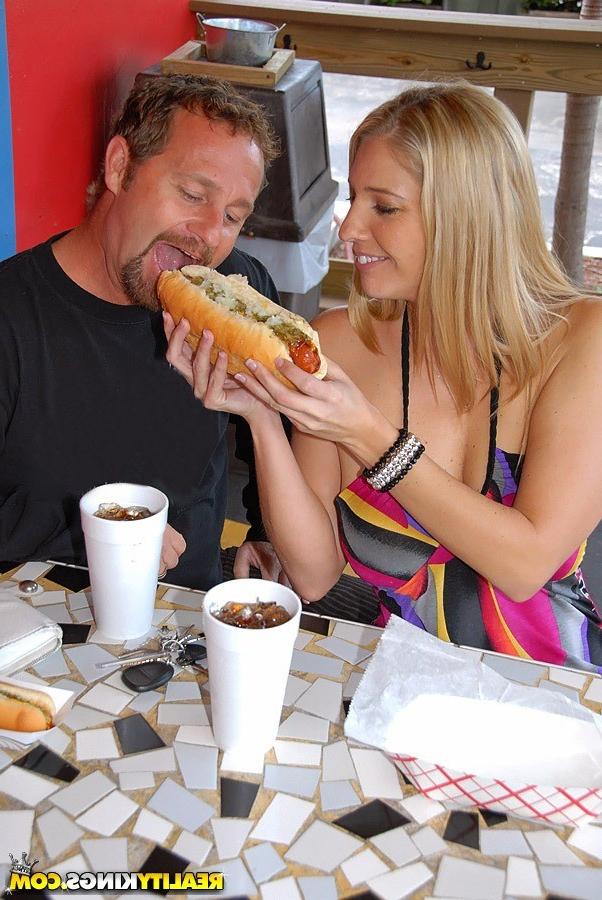 12P Amazing long leg mini skirt milf looking for a foot long hot dog gets her box st