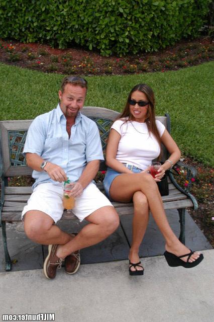 15P Brunette bombshell milf gets banged from behind and loves it