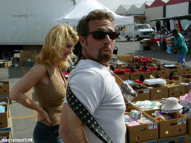 15P Blonde milf gets picked up at the flea market then taken home and banged