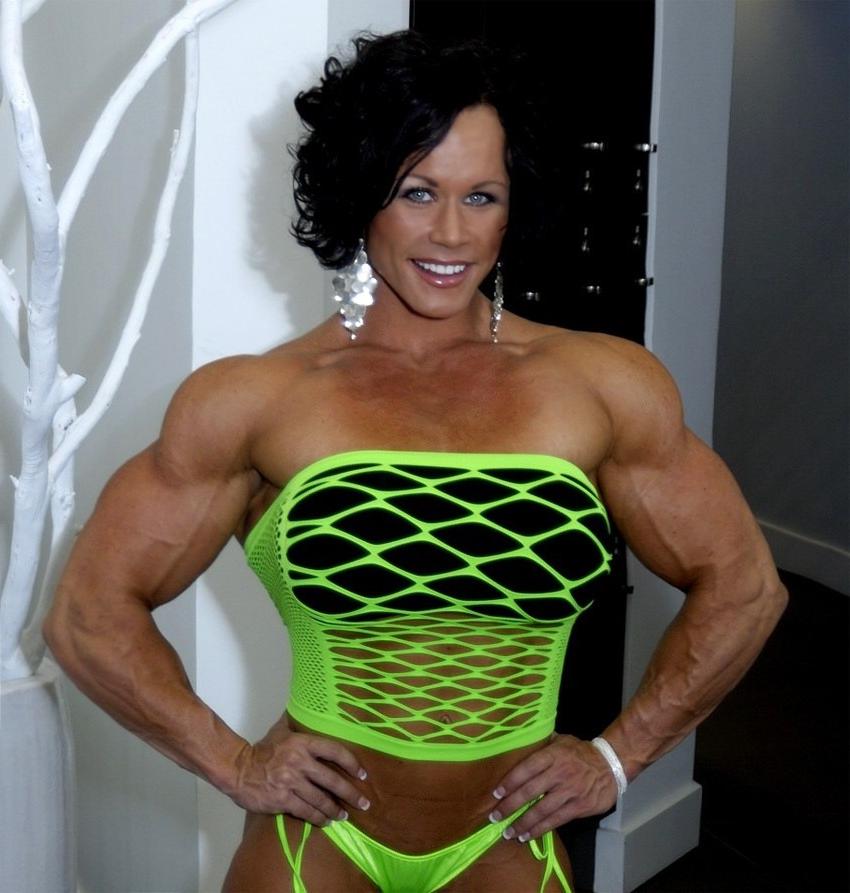 12P Massive Female Bodybuilder with huge boobs