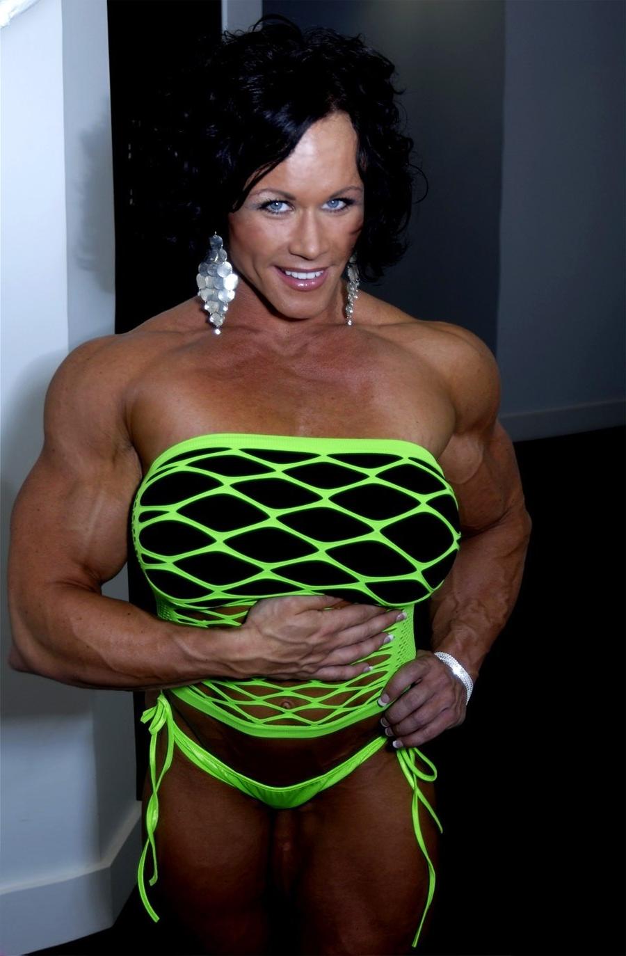 12P Massive Female Bodybuilder with huge boobs