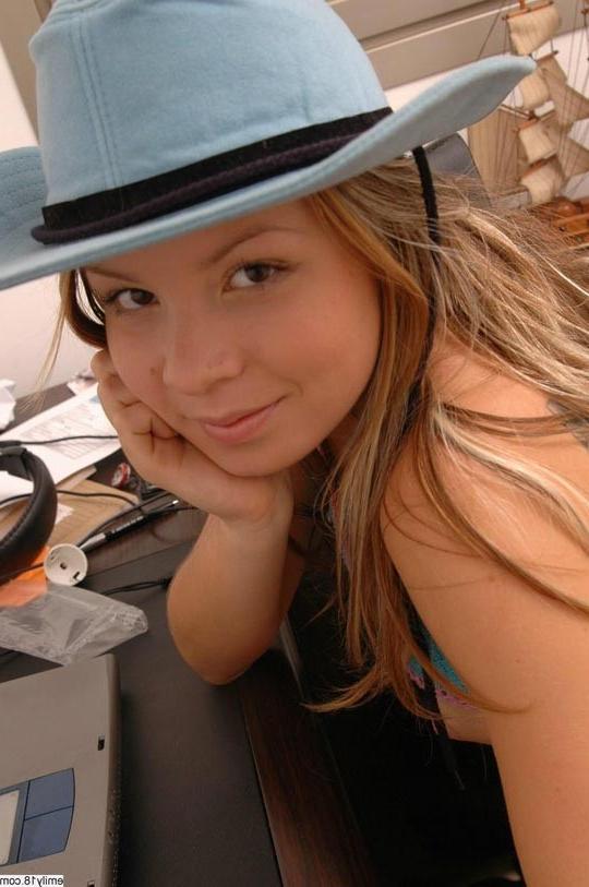 16P Pretty tiny teen teasing pussy in sexy panties