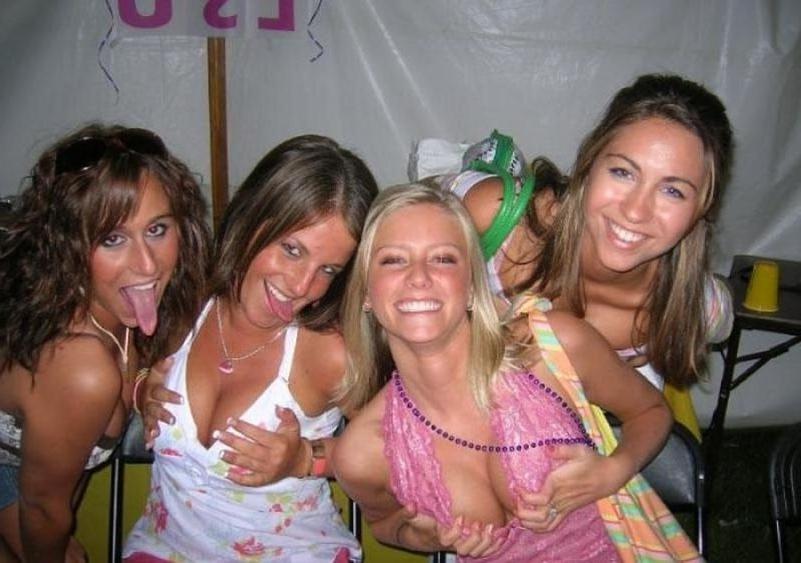 15P Gorgeous nude drunk girls posing on camera