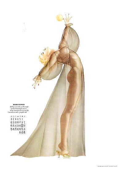 13P Erotic Calendar 3  -  Vargas Pin-ups 1941