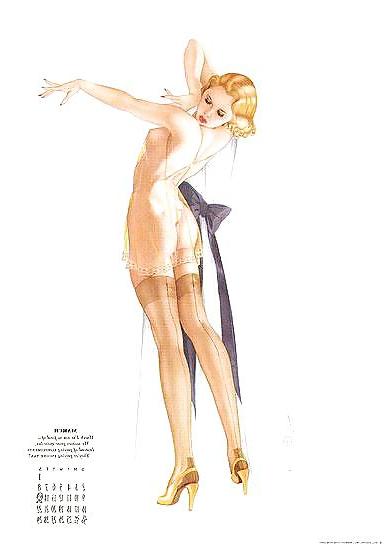 13P Erotic Calendar 3  -  Vargas Pin-ups 1941