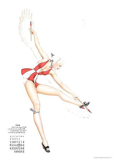 13P Erotic Calendar 3  -  Vargas Pin-ups 1941