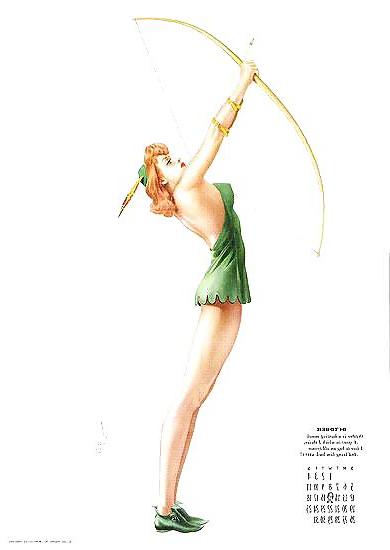 13P Erotic Calendar 3  -  Vargas Pin-ups 1941