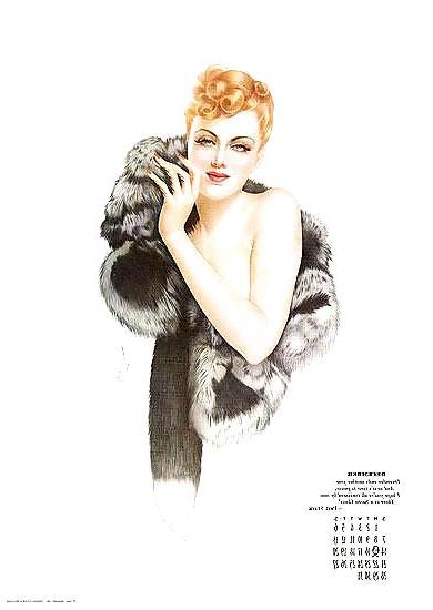 13P Erotic Calendar 3  -  Vargas Pin-ups 1941