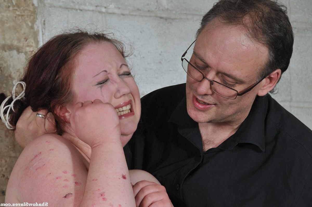 16P Bbw slaves whipping and amateur bdsm of fat dungeon submissive RosieB