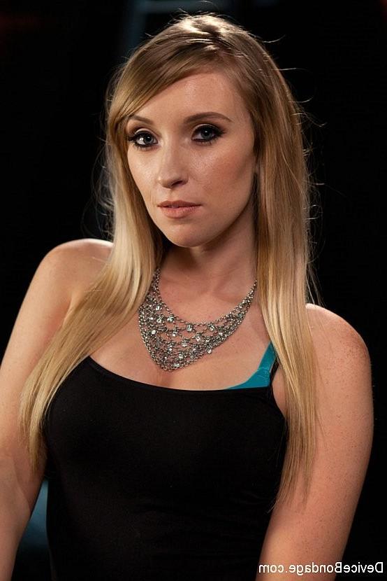 17P Harley Jade busty blonde is metal bound and spanked by The Pope