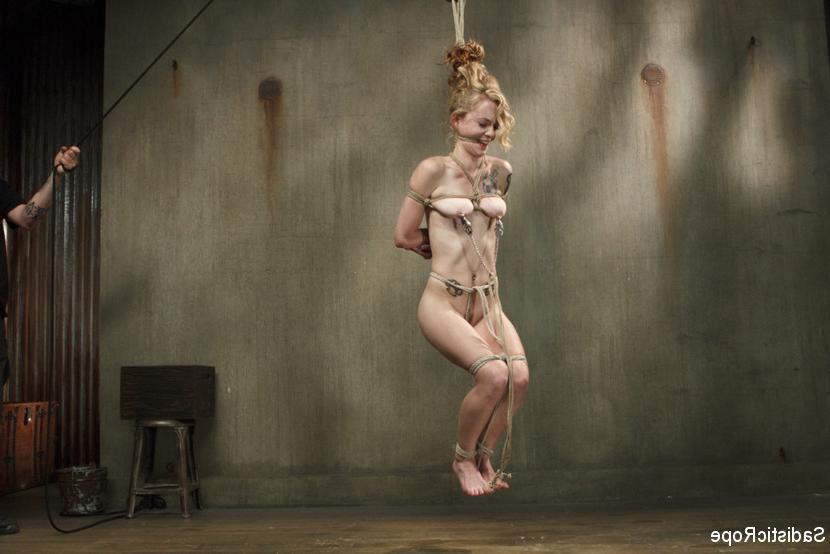 15P Petite Blonde Gets Destroyed in Extreme Bondage