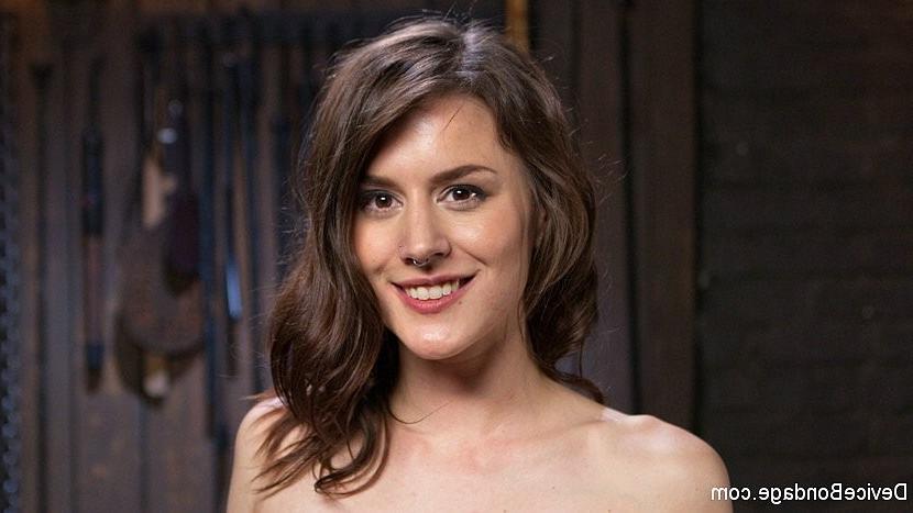 17P Katharine Cane in device bondage with ballgag her naked body spa