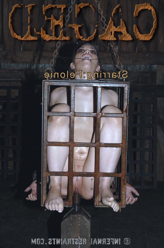 16P PD sets an agonizing pace. Felonie's confined in a cage, hanging in the barn for