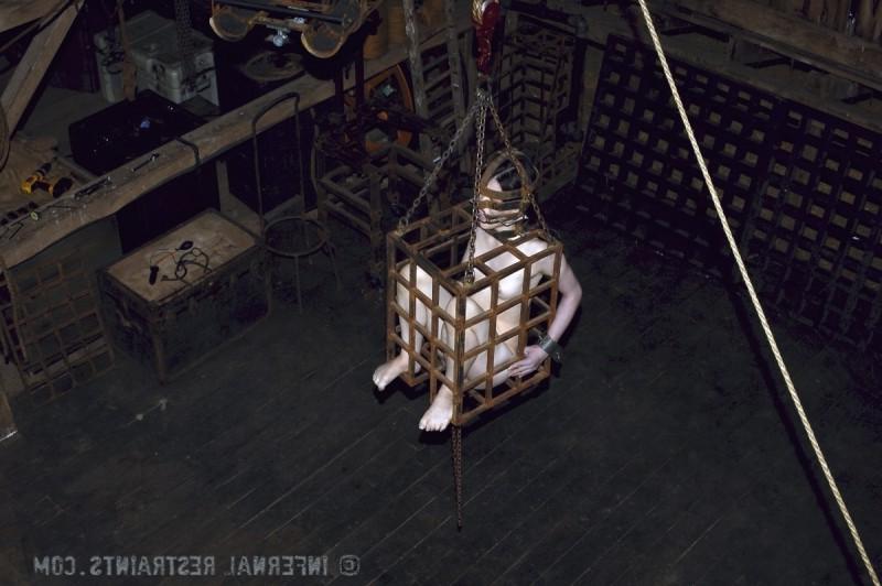 16P PD sets an agonizing pace. Felonie's confined in a cage, hanging in the barn for