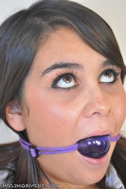16P Office girl tied up in bondage