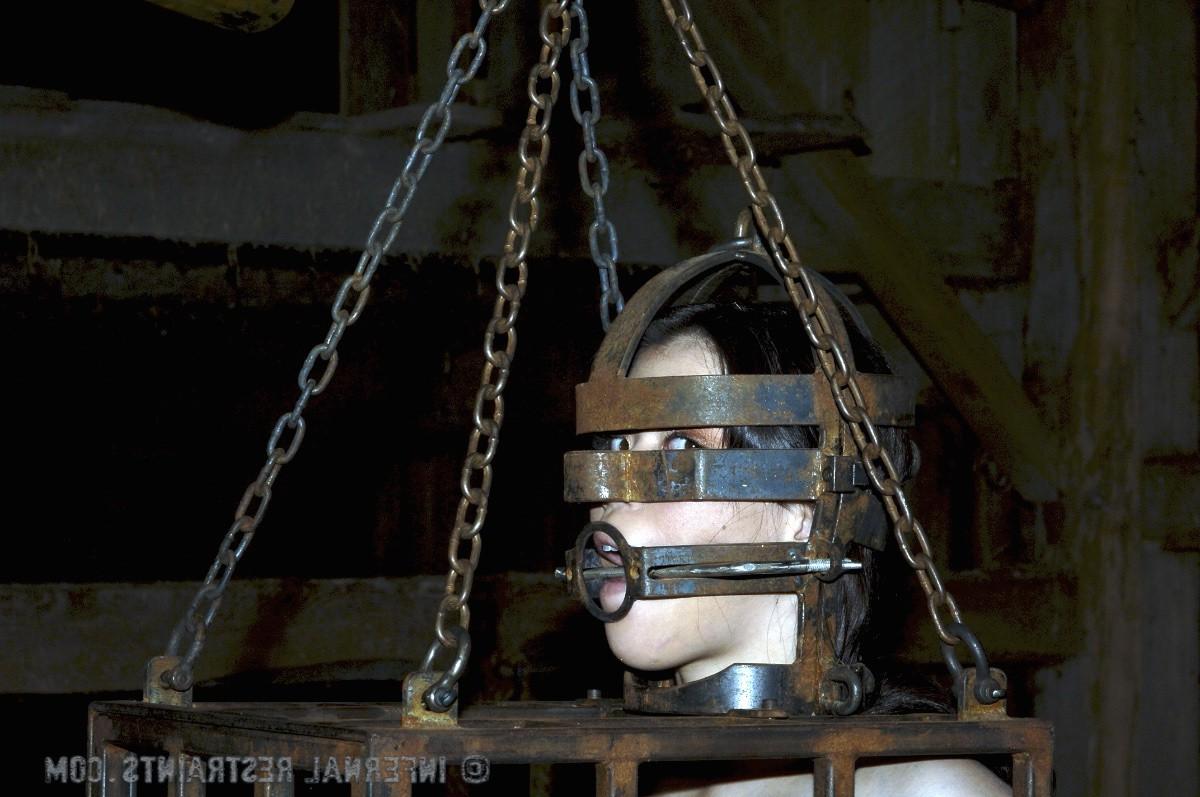 14P Felonie is confined in a small metal cage for hours, while relentlessly being po