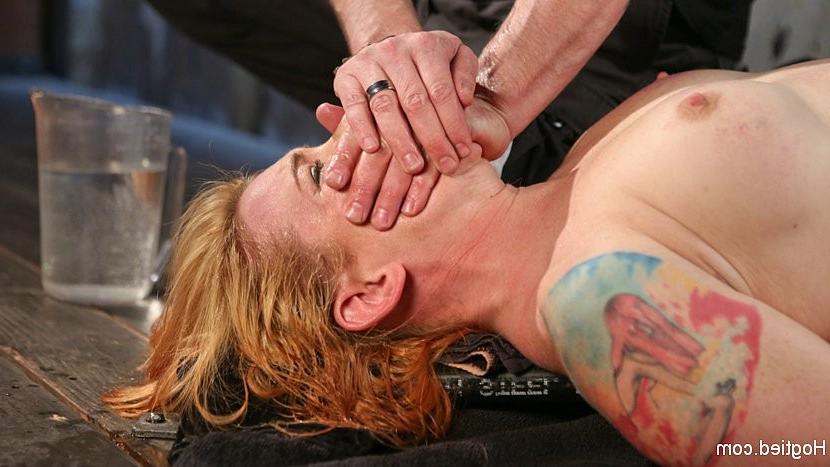 16P Sophia Locke blonde in brutalk rope bondage is made to orgasm by