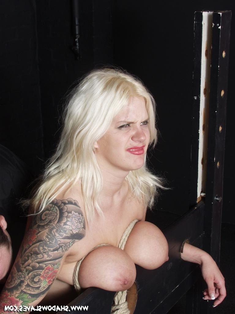 12P Bondage stock terror and extreme breast bondage of tit tormented