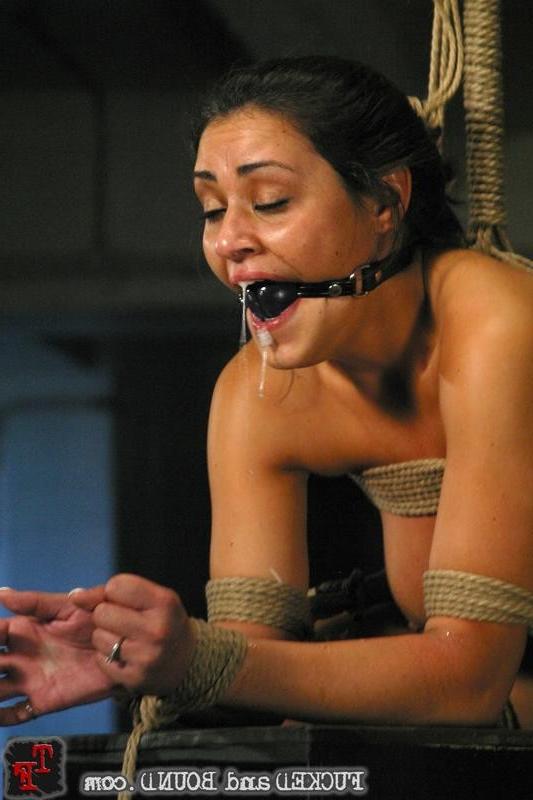 18P Busty fuckdoll Charley Chase gets fucked and punished in bondage