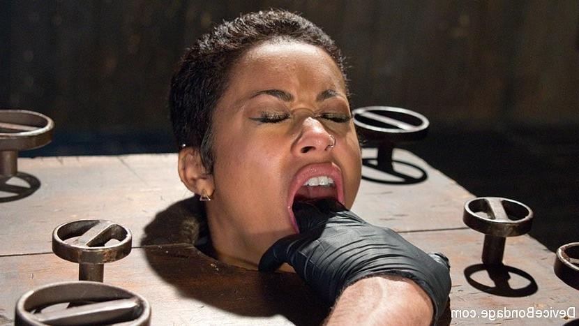 17P Skin Diamond penthouse pet squirting in brutal bondage is toy fu