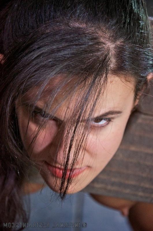 16P Penny Barber is ass spanked and electro toyed in strap bondage