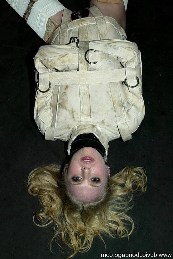 15P Sarah Jane Ceylon in medical straitjacket bondage