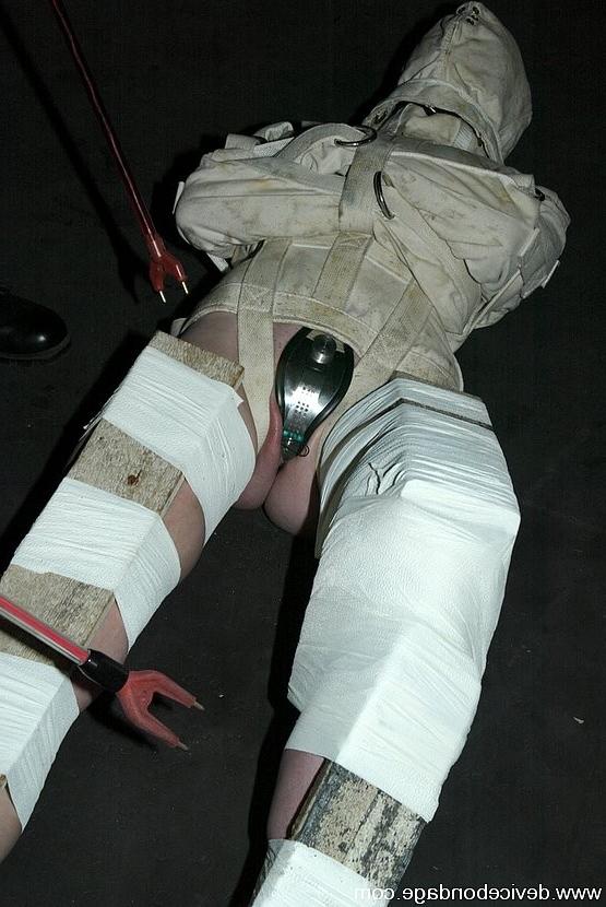 15P Sarah Jane Ceylon in medical straitjacket bondage