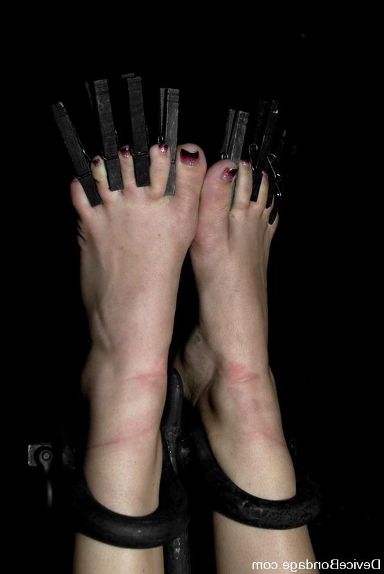 15P Nude Bobbi Starr gets put through a rough bondage gauntlet