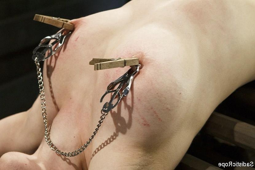 17P Iona Grace busty in brutal rope bondage is vibrated to orgasm