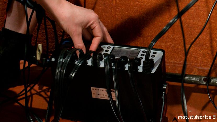 15P Katie St. Ives does her first bondage and electrical scene with me. She rarely d