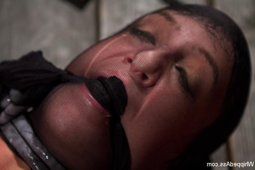 15P Pain slut is taken down by two hot blonde lezdom s and ass fucked in bondage.