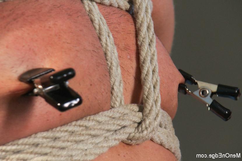 15P Boy next door is getting tied up and edged for the very first time.