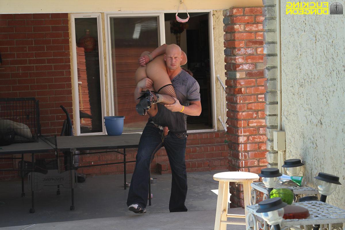 15P Cheyenne sucks cocks and takes it up the ass hard in Bondage