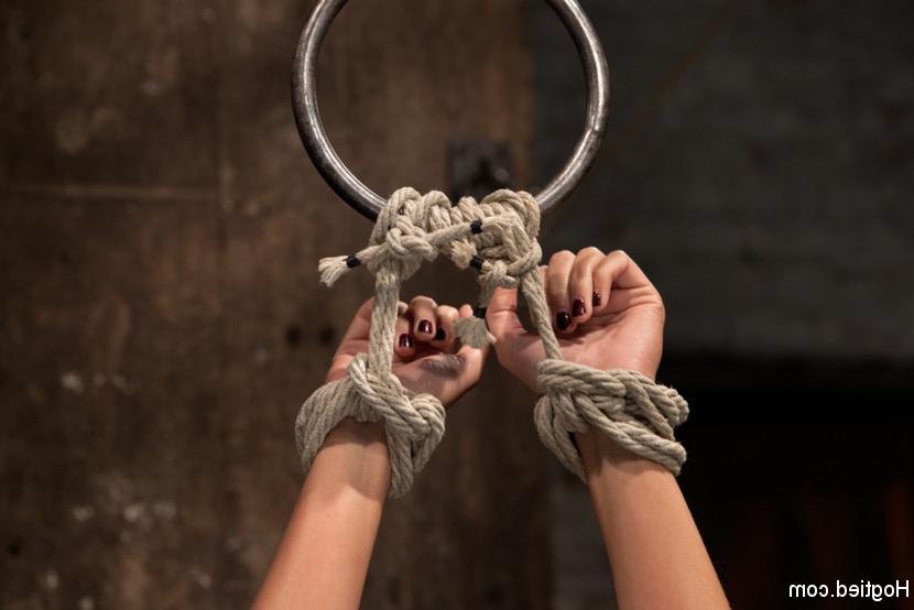 15P Cassandra's 1st Hogtied scene ever. 