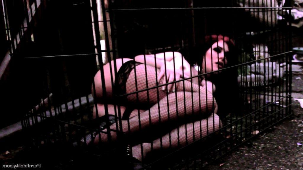 16P Devote pornstar Andy San Dimas caged and banged