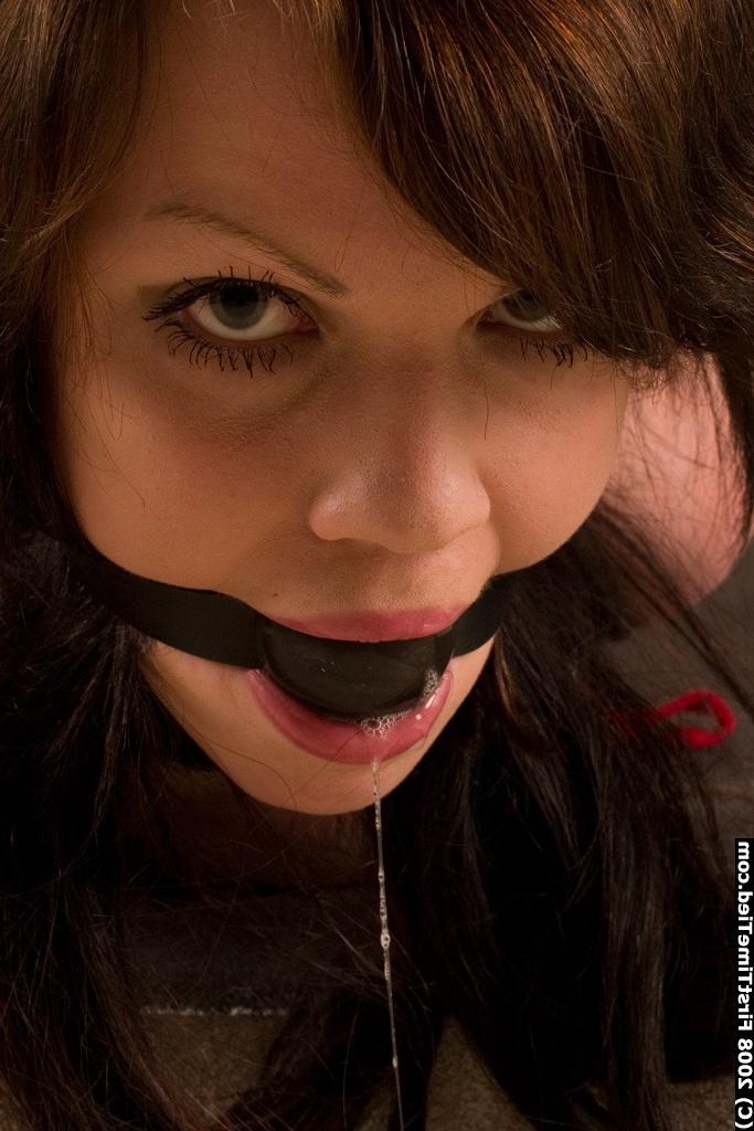 12P Erika hogtied and ballgagged
