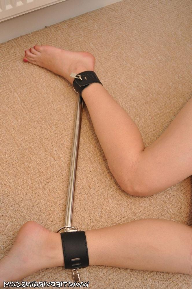 12P Hot girl is stripped naked and made into a bondage slave