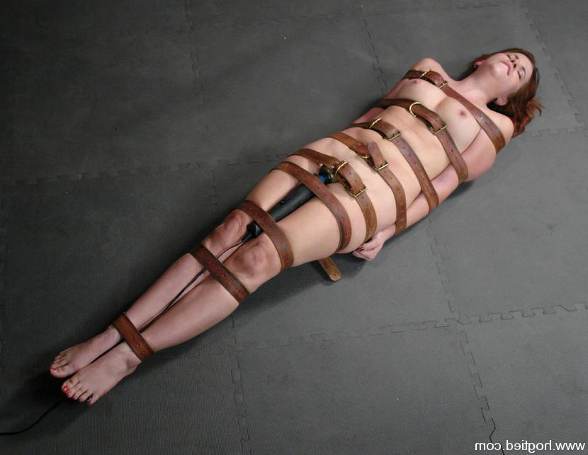 15P Beautiful girl gets some bound and bondage