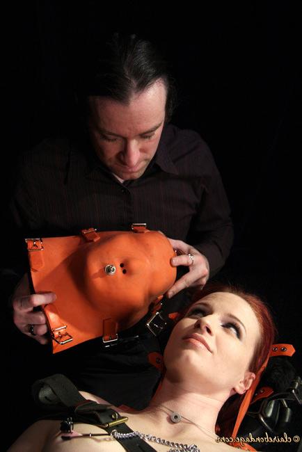 15P Claire Adams in a lesbian bondage sex