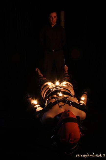 15P Claire Adams in a lesbian bondage sex