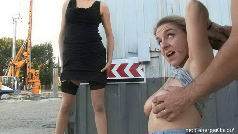 15P Chick gets exciting bondage experience and fucked outside