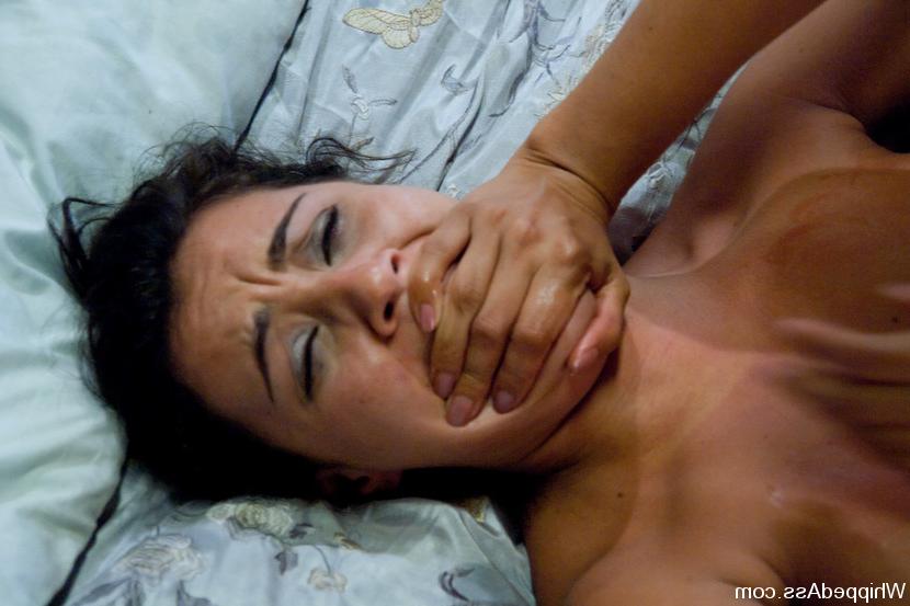12P Giant strap-on cocks fuck hard bound Charley Chase plus squirting.