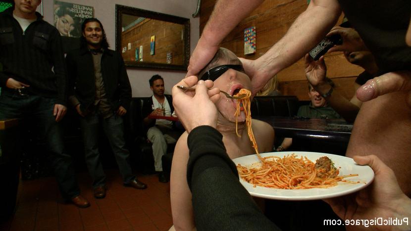 15P Babe getting exciting bondage act and having sex in public