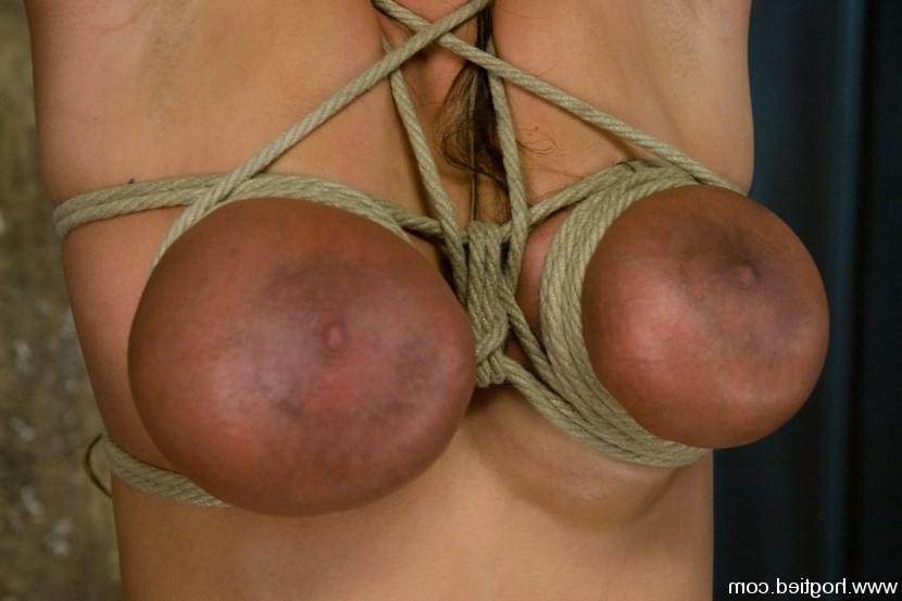 15P Sassy girl with tormented boobs and pussy gets bondage