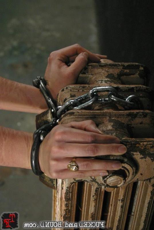 15P Kinky brunette gets bondage act and fucked in every hole