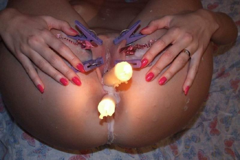 12P Romantic bondage sex under candle light