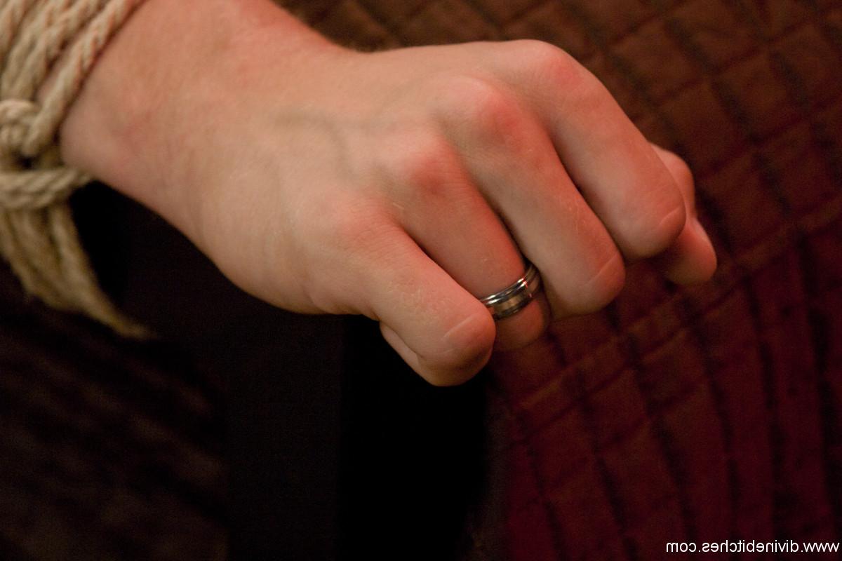 24P Submissive male slaves submit to female domination