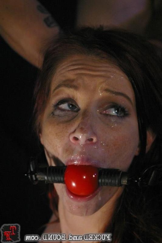 15P Charming redhead fucked in every hole and gets bondage
