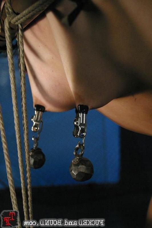 15P Charming redhead fucked in every hole and gets bondage